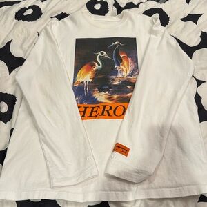 Heron Preston men’s graphic long sleeve size S